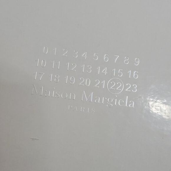 Maison Margiela Fringed Crepe & Suede Slingback Peep Toe Stiletto Pumps NEW 37 - Picture 11 of 11